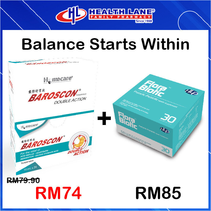 [BUNDLE DEAL] BAROSCON + LIFESENZE FLORA BIOTIC